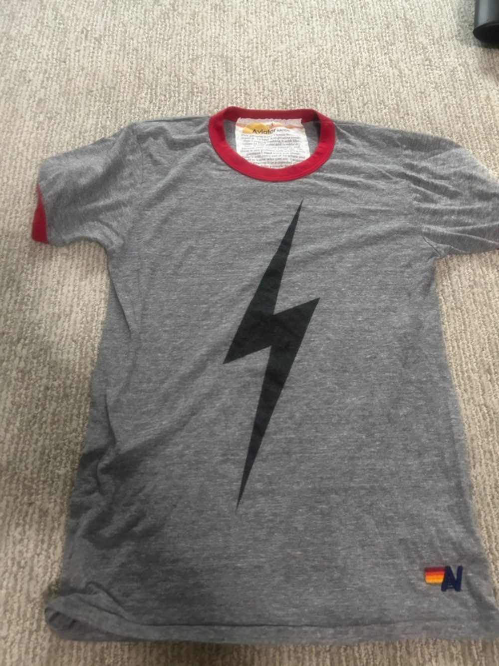 Aviator nation lightning bolt T-shirt